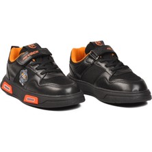 Reyber 026 F Siyah-Oranj Unisex Çocuk Spor Ayakkabı