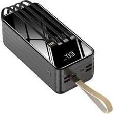 Pukotech 22.5 Watt 100.000 Mah Hızlı Şarj Kamp Solar Güneş Enerjili Işıklı Çoklu Kablolu 4x USB 1x Type-C 1x Micro 1x Lightning