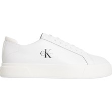 Calvin Klein Jeans Erkek Basket Cupsole Laceup Lth ml Ayakkabı YM0YM014600K4