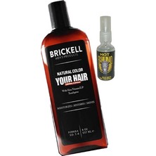 Fırfır Moda Brickell Erkeklere 237 ml Saçsakal Beyazlıkgiderici Şampuan + Hotrhino 30ML Geciktiricisprey