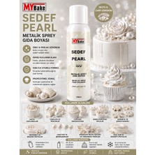 My Bake Mybake Sedef (Pearl) Metalik Sprey Gıda Boyası 250 ml