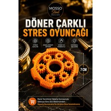 Mosso Steel Döner Çarklı Stres Oyuncağı – Hareketli Fidget Oyuncak