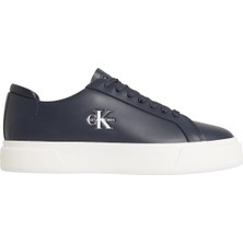 Calvin Klein Jeans Erkek Basket Cupsole Laceup Lth ml Ayakkabı YM0YM01460BAI