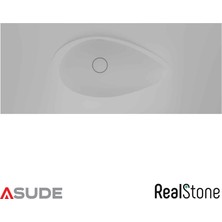 Real Stone Realstone Avocado Etajerli Granit Lavabo 100x50 cm Beyaz