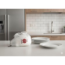 Empressco Pratik Kullan At Tabak, Sağlam ve Şık, 100'LÜ Paket