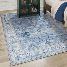 Marsa Dijital Baskı Şönil Dokuma Taban Halı Yıkanabilir Kilim Yolluk Salon Halısı