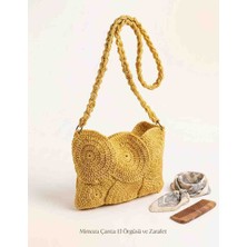 Linas Collection Mimoza Çanta - El Örgüsü Boho-Chic Tasarım