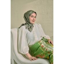 Silk Home Twill Ipek Desenli Eşarp 11520