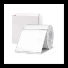 Niimbot Nıımbot T50 Etiket 50MM x 50MM (Tek Kolonda 1li) 150 Adet Beyaz Kare (B1, B21S, B3S, B21 Pro)