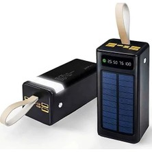 Pukotech 22,5 Watt Hızlı Şarj 40.000 Mah Solar Powerbank | Güneş Enerjili Taşınabilir Şarj Cihazı | 4 USB Çıkışlı & LED Işıklı