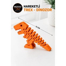 Mosso Steel Hareketli Dinozor Trex Stres Oyuncağı