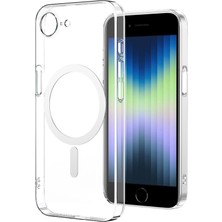 Tekno Grup Iphone 16E Kılıf Mika Kamera Korumalı M-Safe Şarj Özellikli Şeffaf Sert Pc London Kapak