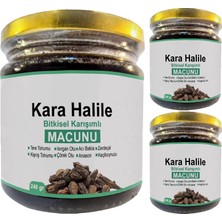 Fırfır Moda Kara Halile 3 Adet Bitkisel Karışımlı Terminalia Chebula Macunu 240 gr