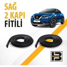 B&M Kauçuk Nissan Juke (2020-2025) Sağ Ön ve Arka Kapı Fitili BM02395