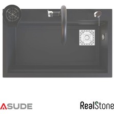Real Stone Realstone Hermes Granit Evye + Aksesuar Set Cappuccino