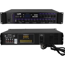 Sb Shopping Dexun D-500 Usb-Sd-Bt 350-700 W 6 Bölge 3 Aux 2 Mikrofon Giriş Trafolu Mixer Anfi
