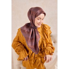 Silk Home Twill Ipek Desenli Eşarp 11520