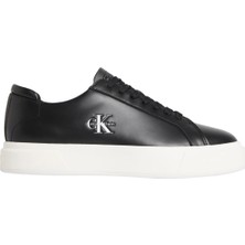 Calvin Klein Jeans Erkek Basket Cupsole Laceup Lth ml Ayakkabı YM0YM01460BEH