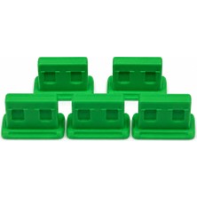 Emre Bilişim 5 Adet USB Port Koruyucu Toz Kapağı – Yeşil USB Giriş Koruma Tıkacı – Bilgisayar Laptop USB Koruma