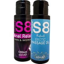Fırfır Moda Stımul8 Naturel Erotikmasaj Yağı 60 ml ve 60 ml Anaıreıax Krem