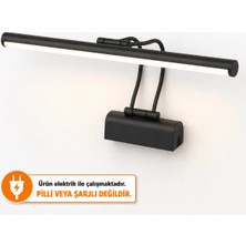 Hero Led 7 Watt Siyah Flüt Aplik 3000k Günışığı