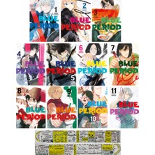 Gerekli Şeyler Yayıncılık Blue Period 1-2-3-4-5-6-7-8-9-10-11. Ciltler Manga Seti (Manga Ayracı ve Özel Cetvel Hediyeli)