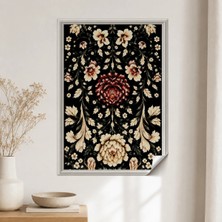 Akıllı Kağıt Statik Tutunma Özellikli Tablo - Poster Çiçek (Model-92)