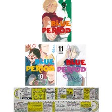 Gerekli Şeyler Yayıncılık Blue Period 9-10-11. Ciltler Manga Seti (Manga Ayracı ve Özel Cetvel Hediyeli)