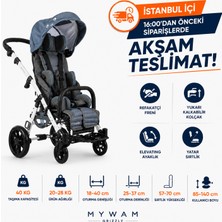 Tagesan Mywam Grizzly Engelli Çocuk Puseti | Avrupa Üretimi, 85-140 cm Kullanıcı Boyuna Uygun Güçlü ve Destekleyici Model