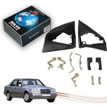 İdeal Otomotiv Mercedes Benz W124 Sağ/sol Ayna Kolu Seti + Ayna Dip Fitili Lastiği Oem