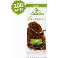 Okkalı Tek Fincanlık Türk Kahvesi Sade 200 Adet