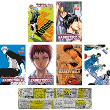 Gerekli Şeyler Yayıncılık Kurokonun Basketbolu 17-18-19-20-21-22. Ciltler Manga Seti (Manga Ayracı ve Özel Cetvel Hediyeli)