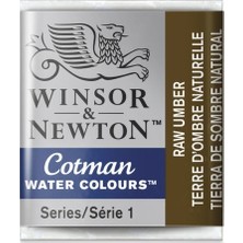 Winsor & Newton Cotman Sulu Boya Yarım Tablet Raw Umber 554 Renkli Boya Sarf Malzemeleri