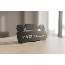 Mova Dizayn Kişiye Özel Hediyelik Psikoloji Danışman Psikiyatri Tasarımlı Metal Masaüstü Isimlik