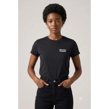 Levi's Kadın Siyah Basic T-Shirt 17369-2933