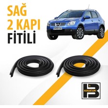 B&M Kauçuk Nissan Qashqai (2007-2013) Sağ Ön ve Arka Kapı Fitili BM02384