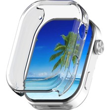 TekNetStore Xiaomi Redmi Watch 6 Uyumlu Silikon Kasa ve Ekran Koruyucu 360 Derece Full Koruma Darbe Emici