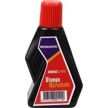 Monopol Istampa Mürekkebi Kırmızı - 30 ml