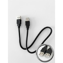 Vgate İcar USB Kablo 24AWG 2.0 Type-A Uçlu Erkek Konnektör Data ve Güç Kablosu 50 cm Multimedya Kamera Modem Vs Için Uygun