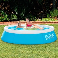 Intex Kolay Kurulum Mavi Şişme Havuz 183X51 CM Güçlendirilmiş PVC Malzeme ile Dayanıklı