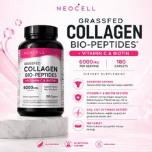 Neocell Grassfed Collagen Bio-Peptides +Vitamin C & Biotin 6000 Mg 180 Caplets