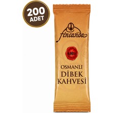 Okkalı Fincanda Osmanlı Dibek Kahvesi 200 Adet Tek Fincanlık Paketlerde