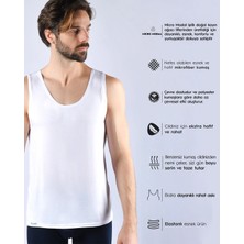 Bolero Erkek Premium Micro Modal Atlet Beyaz