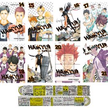 Gerekli Şeyler Yayıncılık Haikyu 14-15-16-17-18-19-20-21. Ciltler Manga Seti (Manga Ayracı ve Özel Cetvel Hediyeli)
