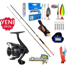 Okuma Revenger RV-4000A 270CM 10-40GR Kudos Shadow Turna Spin Olta Takımı Seti