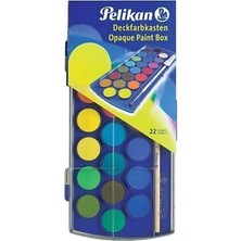Düzey Pelikan Sulu Boya 22 Renk F455 Tekil Ürün Okul ve Hobi İçin Parlak Renkler