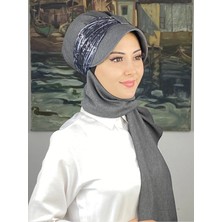 Sultan Model Fularlı Atkılı Şapka
