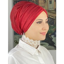 Trend Model Büzgülü Simli Şal