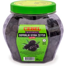Cebel Siyah Zeytin 291-320 Kalibre 1000 gr Pet Doğal Sofralık Zeytin Sağlıklı Lezzet