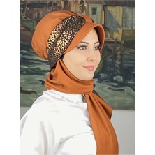 Sultan Model Fularlı Atkılı Şapka